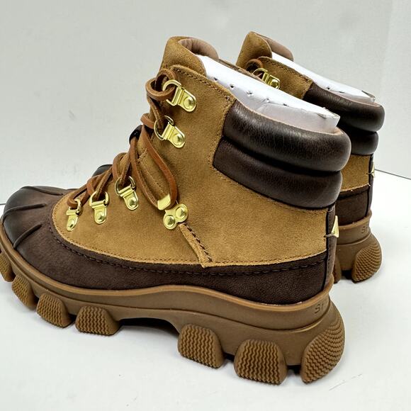 NEW Sperry The Summit Brown Nubuck & Suede Leather Outdoor Waterproof Duck Boots - Picture 7 of 10